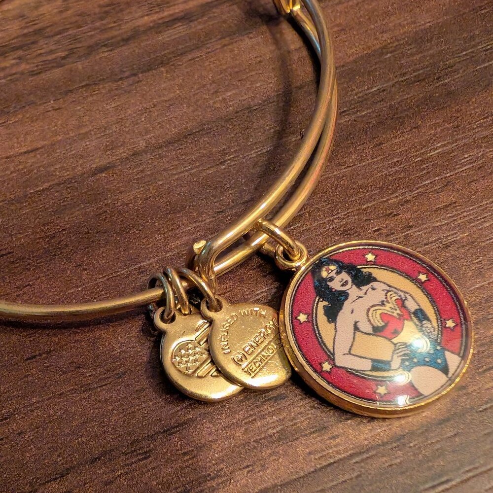 Alex and Ani DC Wonder Woman Gold Bracelet